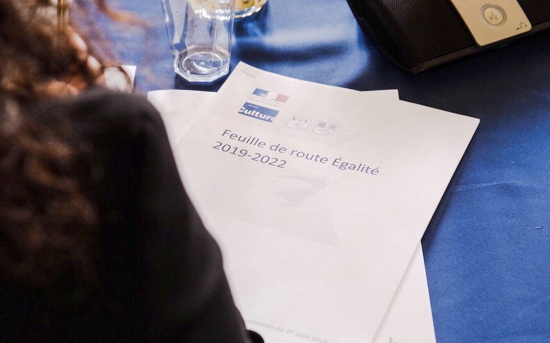 Franck Riester, ministre de la Culture, présente la feuille de route Egalité 2019-2022