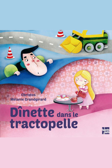 Dînette dans le tractopelle