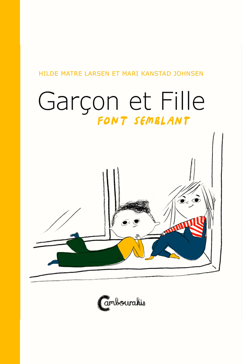 Garçon et fille font semblant